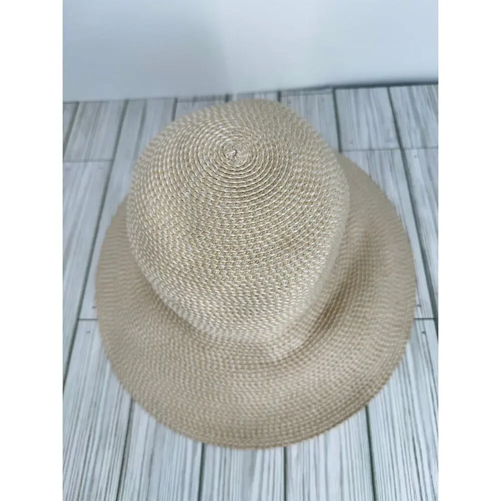 Eric Javits Hampton Squishee hat UPF 50+ sun protection packable travel cream - Picture 5 of 7